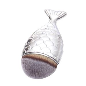 Single Mermaid Fishtail Foundation Brush For Facial Makeup