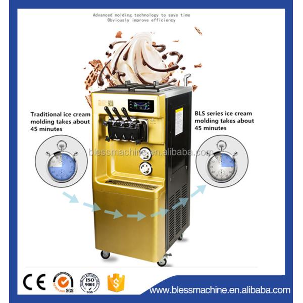 R22/R404A Refrigerant Industrial Commercial Ice-Cream Machine