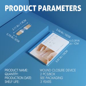 PWF1001 Flexible Fabric Bandages Wound Closure Device 2PCS