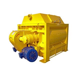 Continuous Electric Forced Beton Twin Shaft Cement Concrete Mixer 1000 Litre