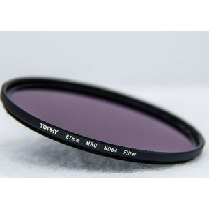 67mm High Definition Camera Lens ND64 Filters With Ultra Slim Anti - Slip