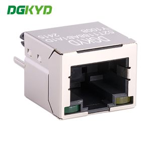 DGKYD52T1188AB1A1DY1008 180 Degree Direct Insertion RJ45 Network Connector