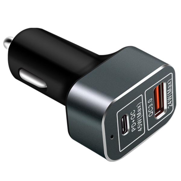 Type C PD Laptop 69W QC 3.0 Usb Cell Phone Car Charger