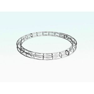 Silver Aluminum Circle Truss / Star Arch Truss For Lighting