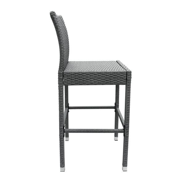 Vintage High Wooden Black Metal Bar Stool Set Of 4 Chair School Gym Workshop Home Bar