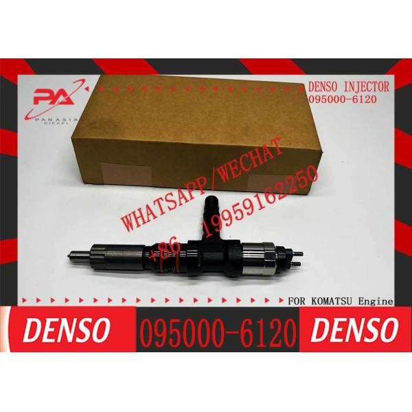 Fuel Injector 095000-6120 9709500-612 6261-11-3200 6261-11-3100 for Komatsu Excavator WA500-6 4507 PC600 PC650-8 PC800-8