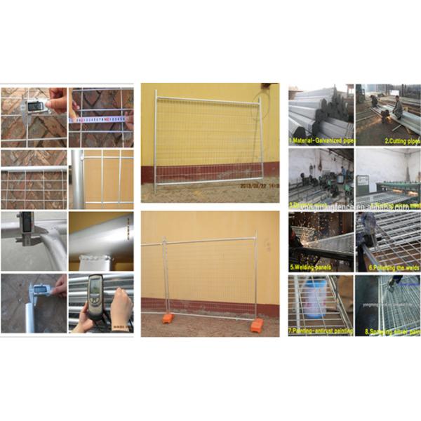 Construction Site Fence panels as4687-2007 standard 2100mm x 2400mm QLD brisbane OD 32mm x 1.40mm,1300 temp fence