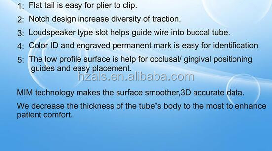 ROTH Self Ligating Alignment Orthodontic Buccal Tube Molar Bondable 0.022 0.018