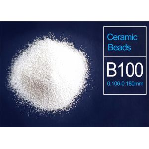 Quality Ceramic beads blasting media ZrO2 60% Min. B100 size 0.106-0.180mm for sale