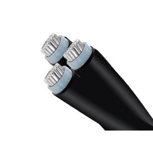 PVC Type ST5 18 AWG Sheath Electrical Aerial Bunch Cables With 0.015 Jacket