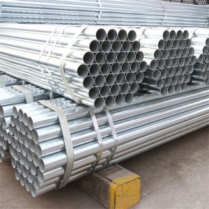 JISG3444 BS1387 1/4'' Galvanized Steel Round Pipe ST42 ST52