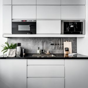 Modular Custom Design Pale White Plain Lacquer Kitchen Cabinets