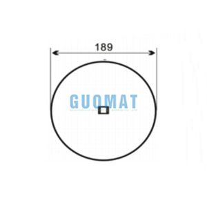 VOL-VO Suspension Balloon Air Spring 1R12-762 Goodyear 4713NP02 Contitech Truck