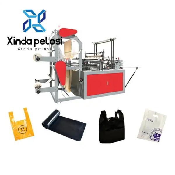 Buy Computerized Garbage Bag On Roll Making Machine With Hot Sealing And Cold Cutting at wholesale prices