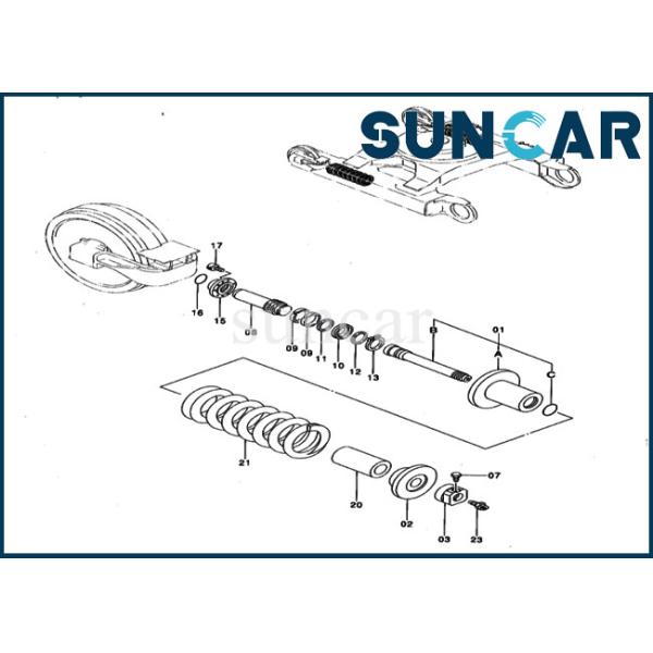 Seal Kit For Track Adjust 9156746 EX1100-3 EX1200-5 Hitachi Replacement Service Kit Parts