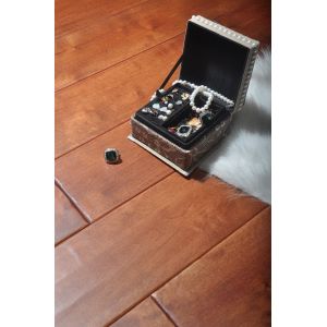 Birch Solid Flooring .handscraped,UV lacquer