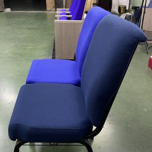 Dirt Resistant Conference Training Chair With Grid Bracket Backrest