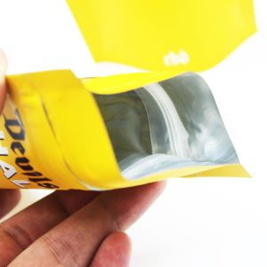 Biodegradable Heat Seal ziplockk Bags PLA Printed Stand Up Pouches