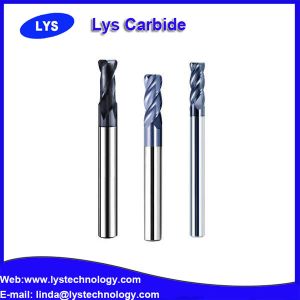 various 4 flute solid carbide R general end mills