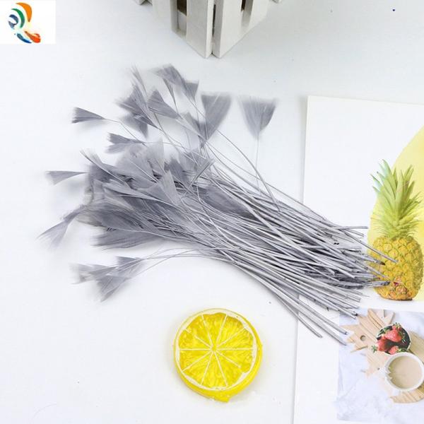 8-10cm Dyed Stripped Goose Carnival Feathers For Customer Requirements