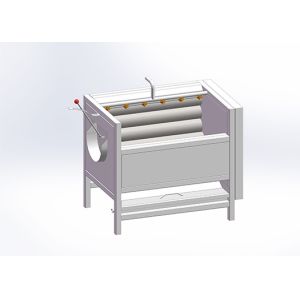 304 Stainless Output 1000kg/H Multipurpose Vegetable Peeling Machine