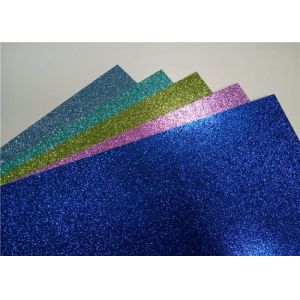 Heat - Resistant Sticky Back Glitter Paper , Handmade Adhesive Glitter Paper