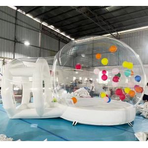 Christmas Theme Outdoor Bubble Tent Transparent Bubble Dome Tent