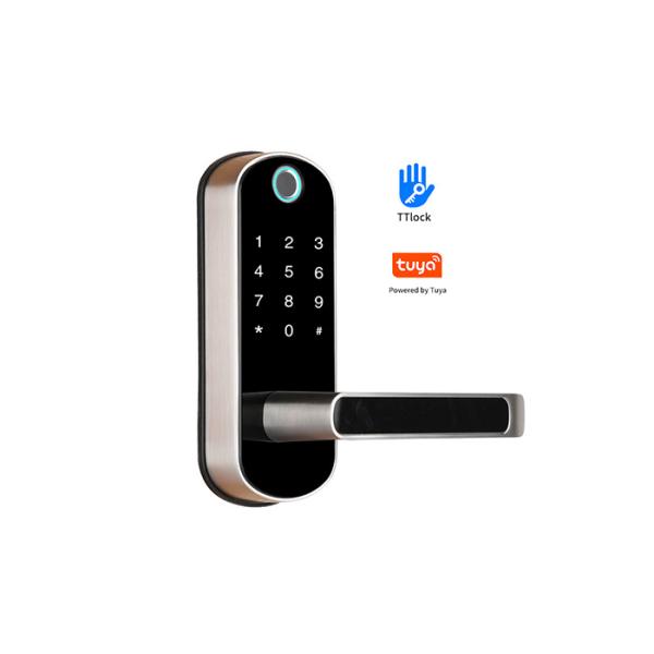 Buy Electronic Keyless Digital Deadbolt Door Lock BLE TTLock App Smart Home Door Lock WiFi Tuya APP at wholesale prices