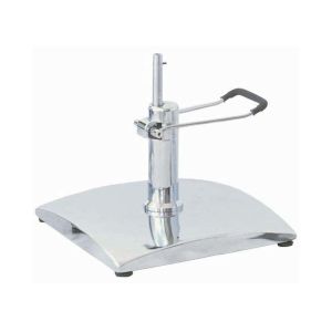 China Sliver Salon Equipment Parts Stylish Chair Square Base Chrome Surface on sale