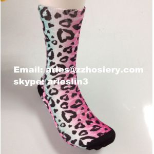 Quality Custom Printing Dye Sublimation Sock for sale