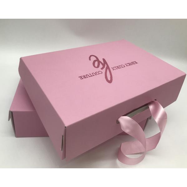 Custom Printed Kraft Recycled Cardboard Mailers Apparel Clothing Packaging Box