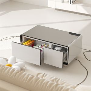 Modern Living Room Furniture Smart Coffee Table with Refrigerator and Cooling