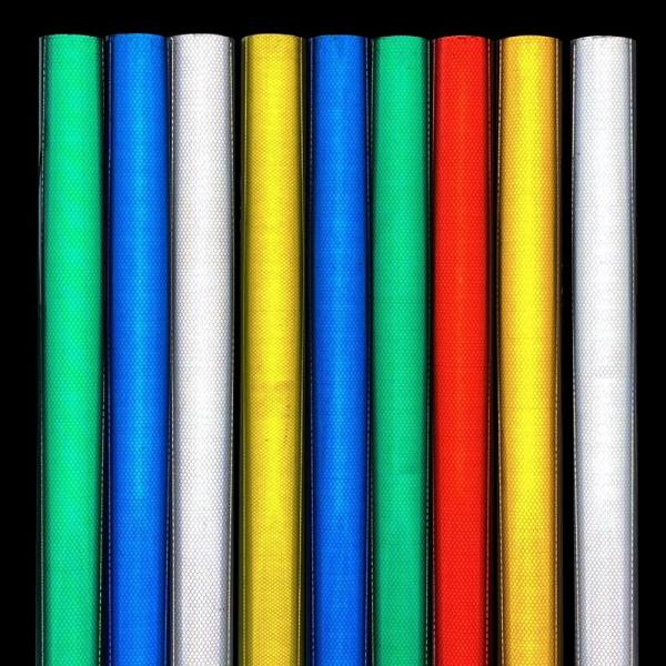 Diamond Retro Reflective Sign Material Acrylic Self Adhesive Micro Prismatic