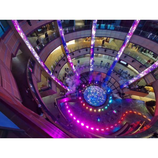 2R2G2B 7200CD/Sqm LED Advertising Video Display P25 Flexible Fixed