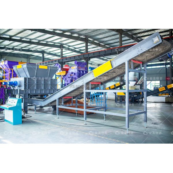 90 kW Power 20100 kg Weight Automatic Double Shaft Shredder for Scrap Metal Crusher