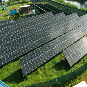 50deg Q235B Q345B Solar Panel Ground Mounting Systems