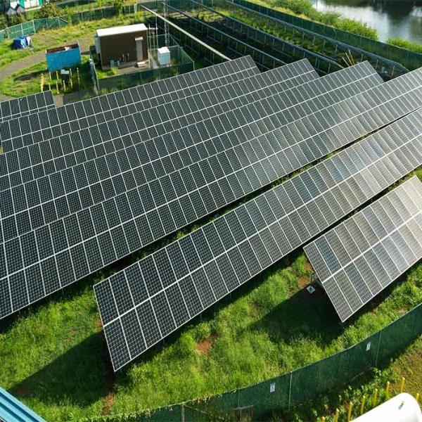 Buy 50deg Q235B Q345B Solar Panel Ground Mounting Systems at wholesale prices