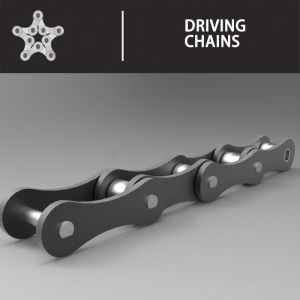 Alloy steel Double Pitch Roller Chain With Attachment