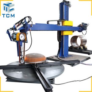 Steel Vessel Head Tank Lid Automatic Dished End Polishing Machine
