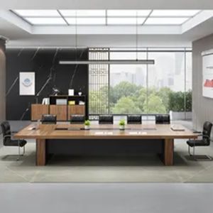 25mm Thickness Table Top Office Furniture Conference Long Table for Large