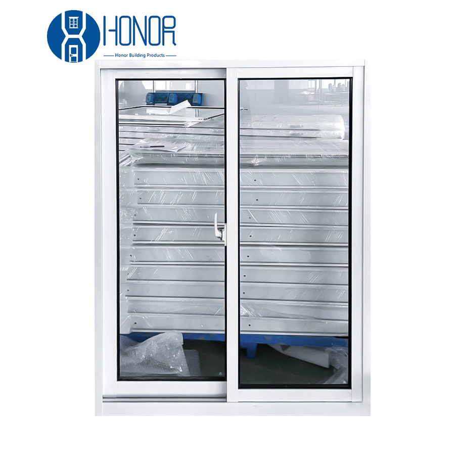 Commercial Grade PVC and UPVC Sliding Glass Window for Kitchen and Restaurant