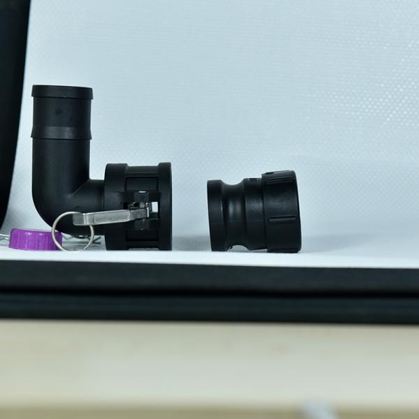 Non Leakage 60mm Inlet Coarse Thread To 60mm Camlock Hose 1000L IBC Tank Fitting Adapter