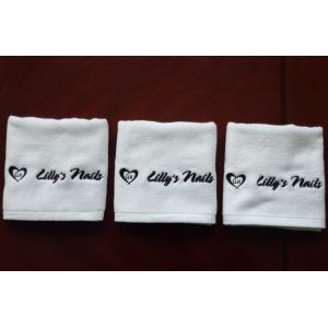 100% cotton towel with embroidery gym towel , promotion towel