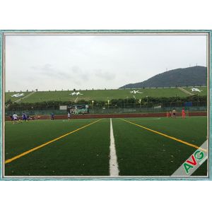 60mm Height 13000 Dtex Football Artificial Turf Good Rebound Resilience