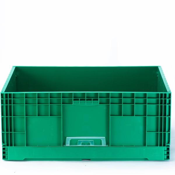 Buy Customized 800x600x340mm EU Tooling Storage Container Collapsible Moving Plastic Crate at wholesale prices