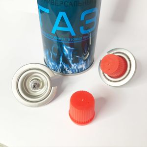 Outdoor Mini Portable Butane Gas Canister 65mm Straight Wall Shape