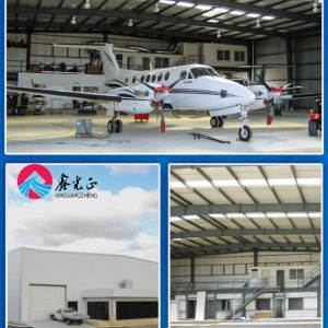 Wind Resistant Steel Hangar Building Q355B Bolted Construction