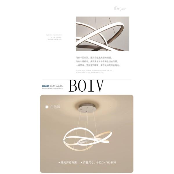 modern simple Nordic creative chandelier Atmospheric meal hanging Luminaire for living room, staircase and bedroom