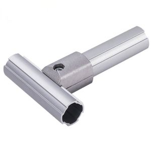 China DYJ19-A01 Industrial Accessories Workshop Lean Pipe Connector For 19mm Lean Tube Aluminum Tube Joint on sale