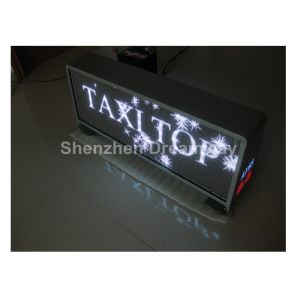 Taxi Top LED Display 5mm Pixel Pitch SMD3528 LED Epistar 1R1G1B